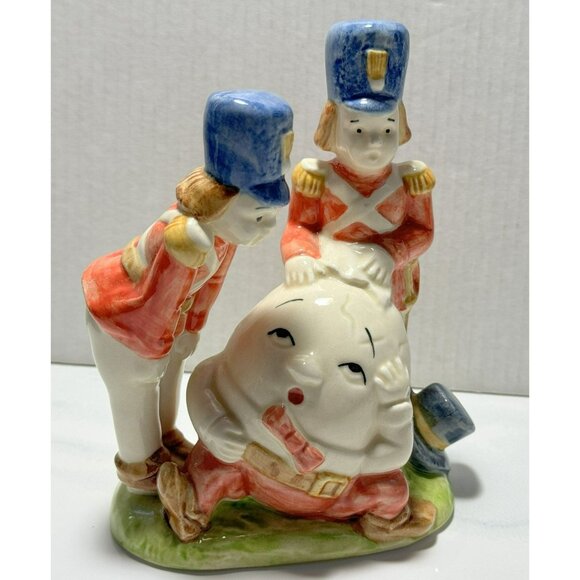 Once Upon A Time 1983 Quon-Quon Humpty Dumpty Figurine Japan Ceramic Collectible - Picture 1 of 6